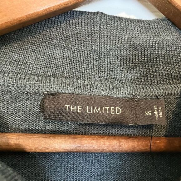 Limited cowel neck, sweater dress, charcoal gray, size extra small, nwt - Picture 3 of 4